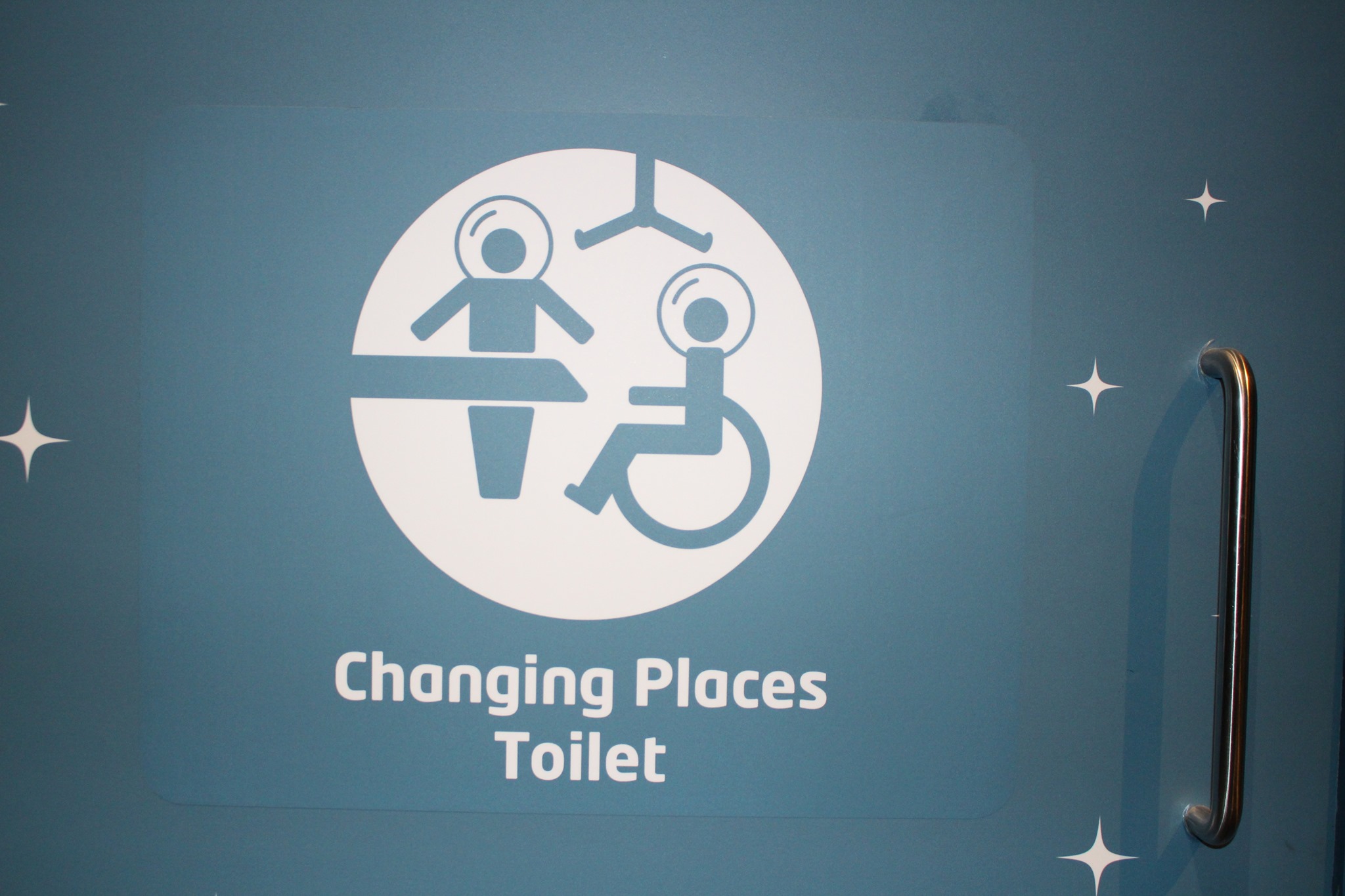 Changing Places door sign