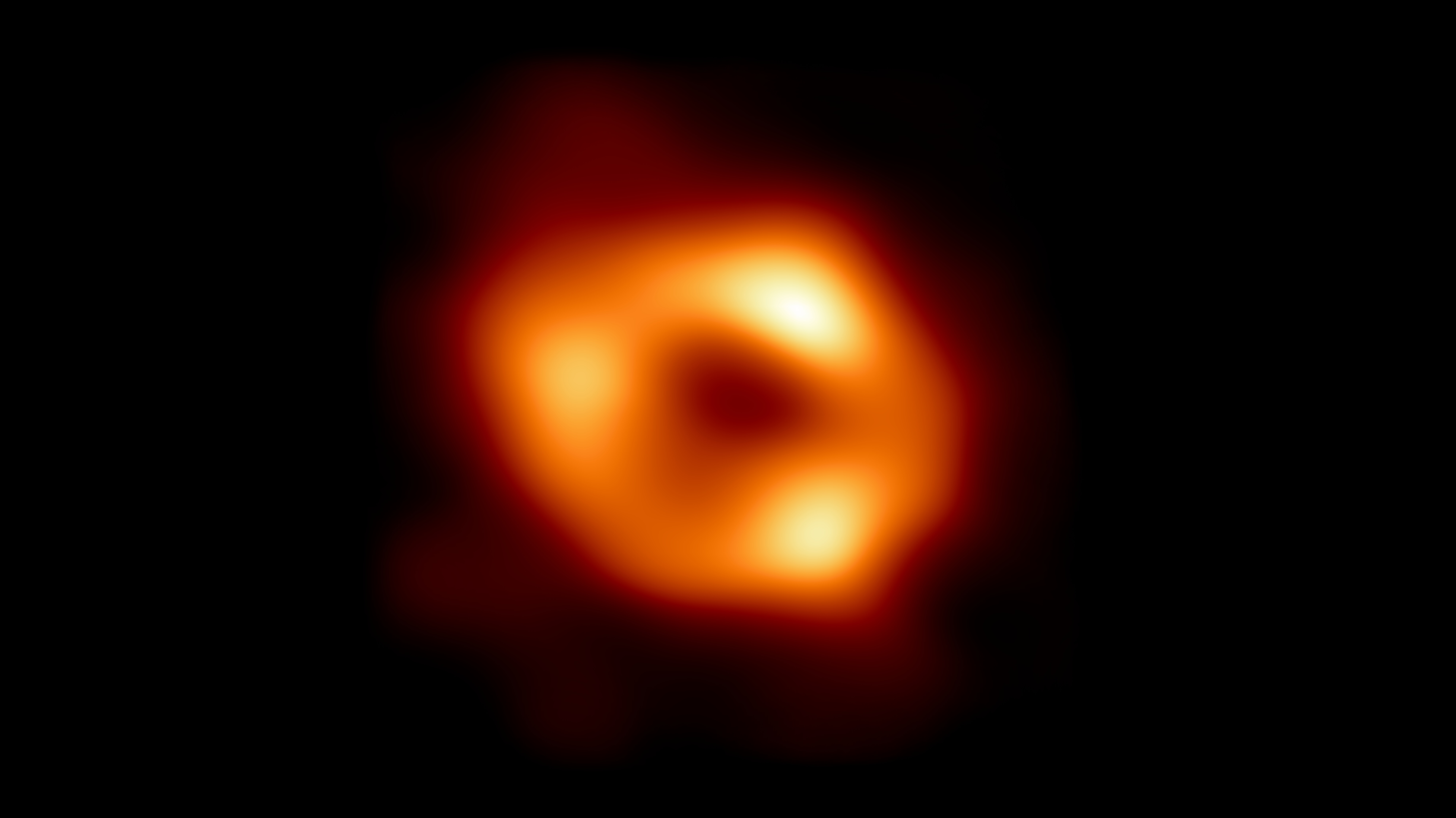 Picture of Sagittarius A* at the centre of the Milky Way Galaxy taken by the Event Horizon Telescope 