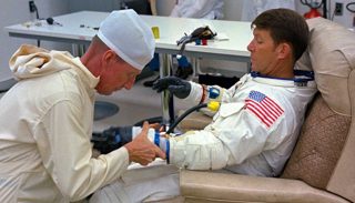 Wally Schirra Preparing For Apollo 7
