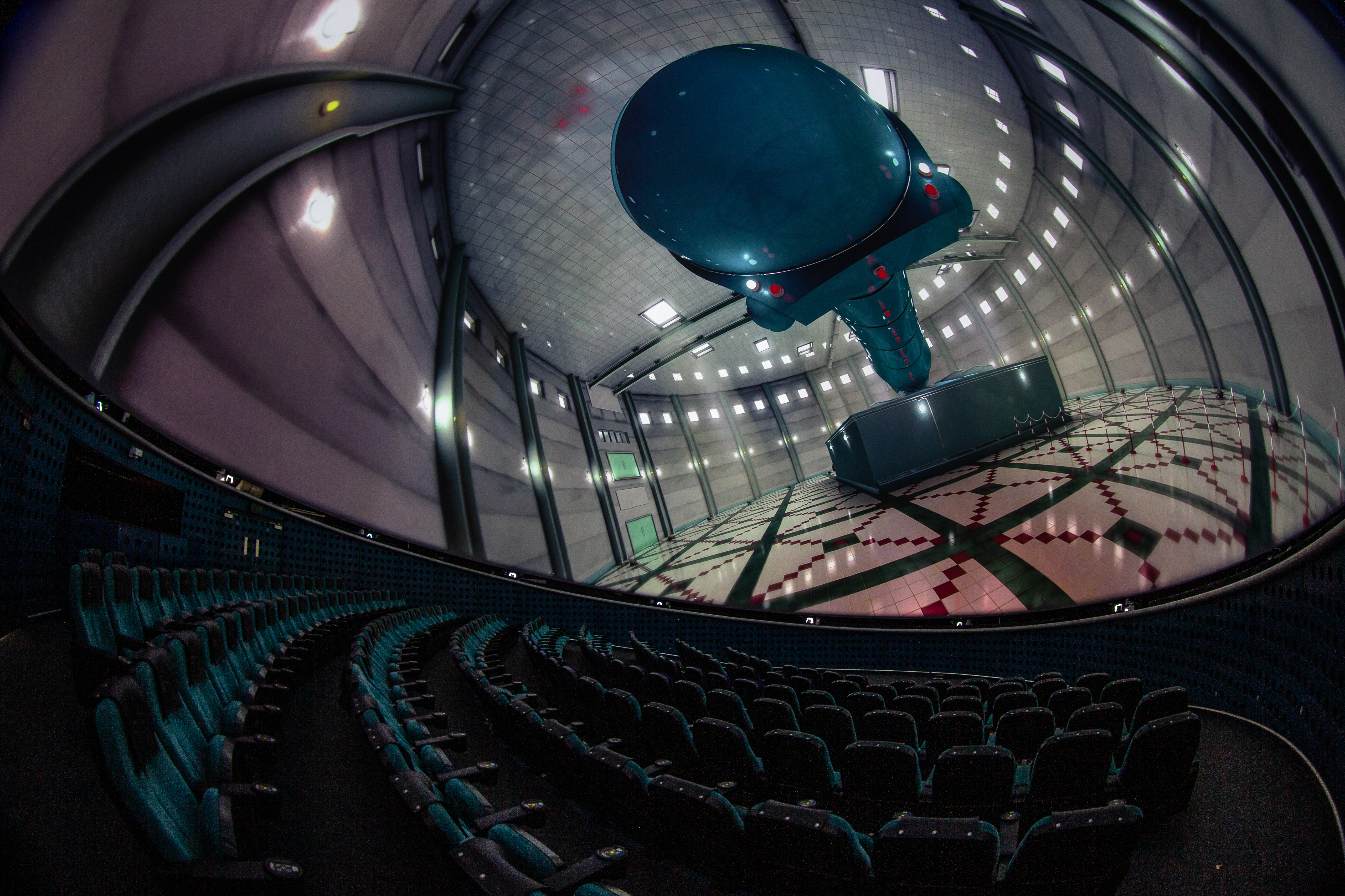 Centrifuge training in the Sir Patrick Moore Planetarium