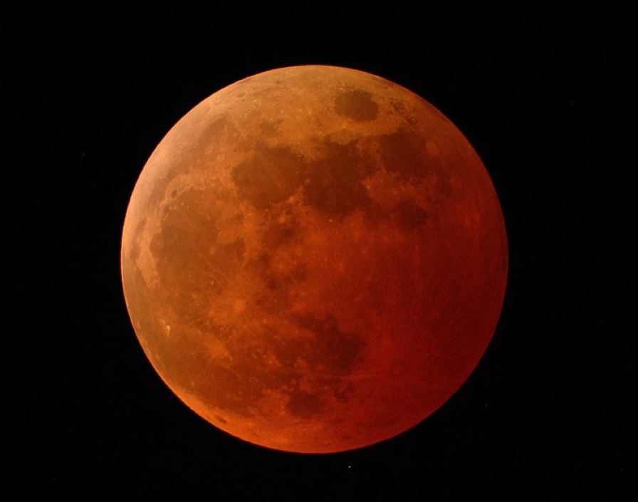 Total lunar eclipse.