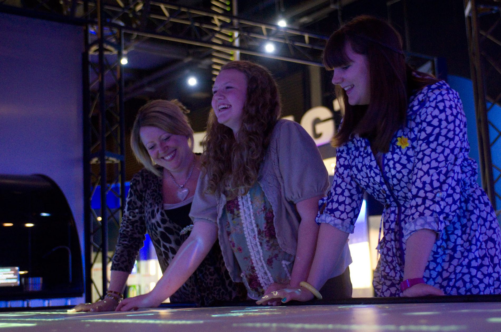 Two Girls And Mum in Space Oddities