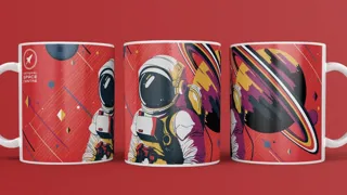 UK In Space Festival Mug