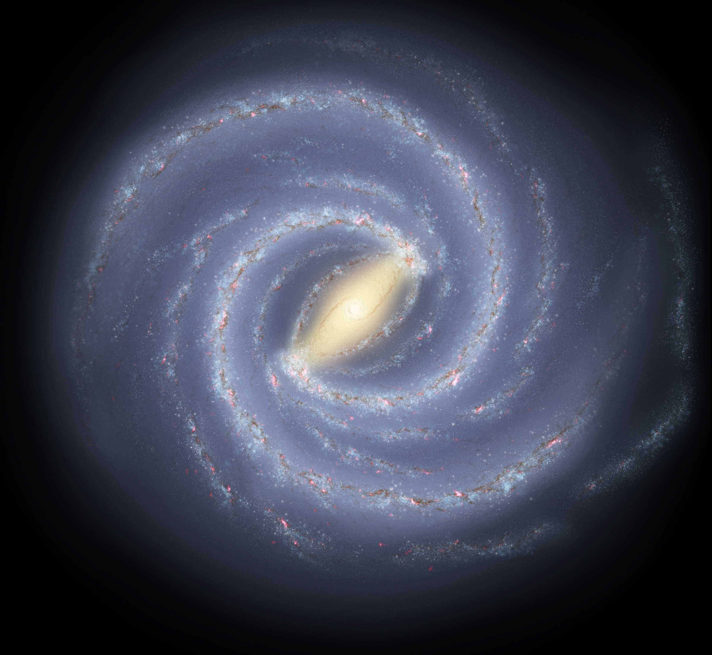 Artist’s concept of the Milky Way Galaxy. 