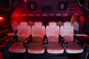 The seats on the Tharsis spacecraft in the Tetrastar Space Port