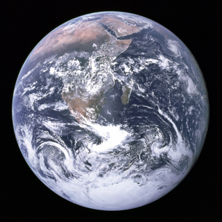The Earth as seen by Apollo 17 