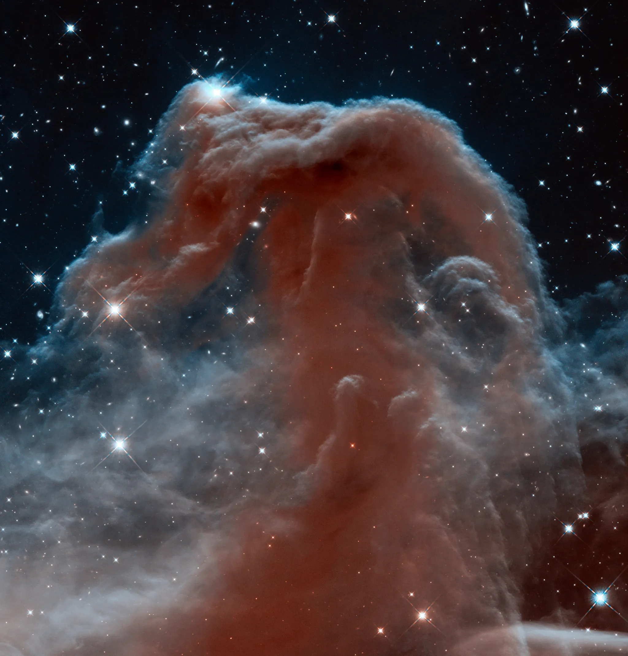 Horsehead Nebula, B33, Hubble Space Telescope