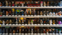 LEGO minifigure display at the Brickish Weekend