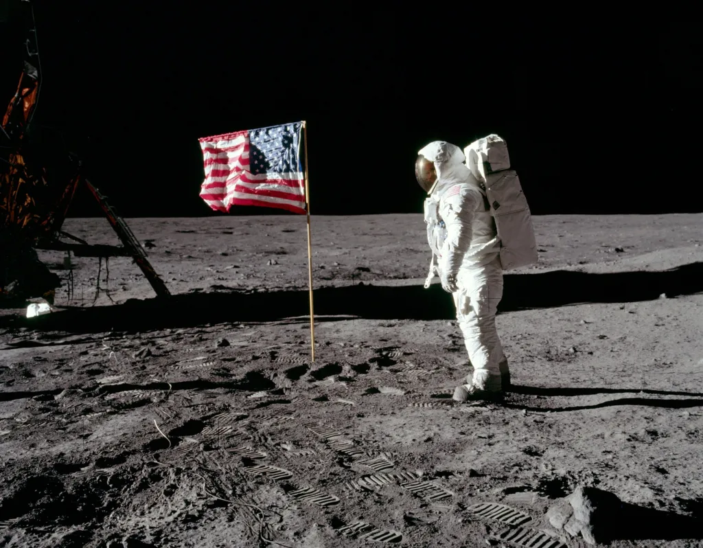 Buzz Aldrin on Moon - Apollo 11