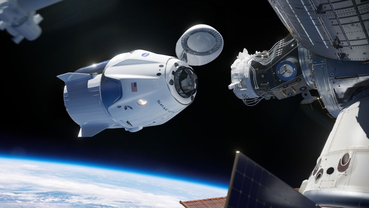 Crew Dragon Docking at the ISS