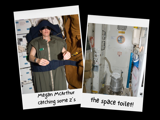 Meg McArthur Sleeping And Space Toilet