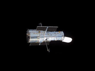 Hubble Space Telescope in space