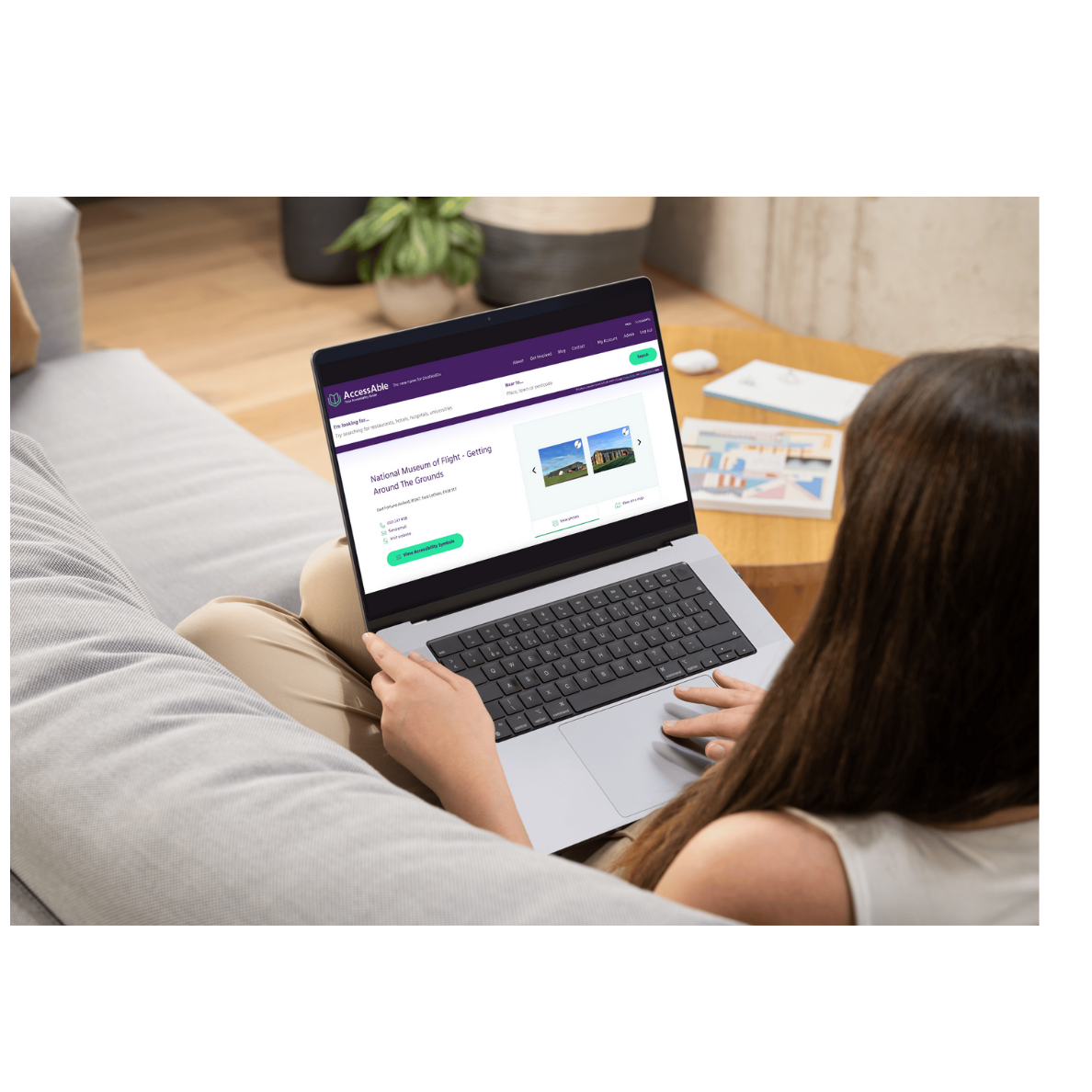 Accessable Website On Laptop