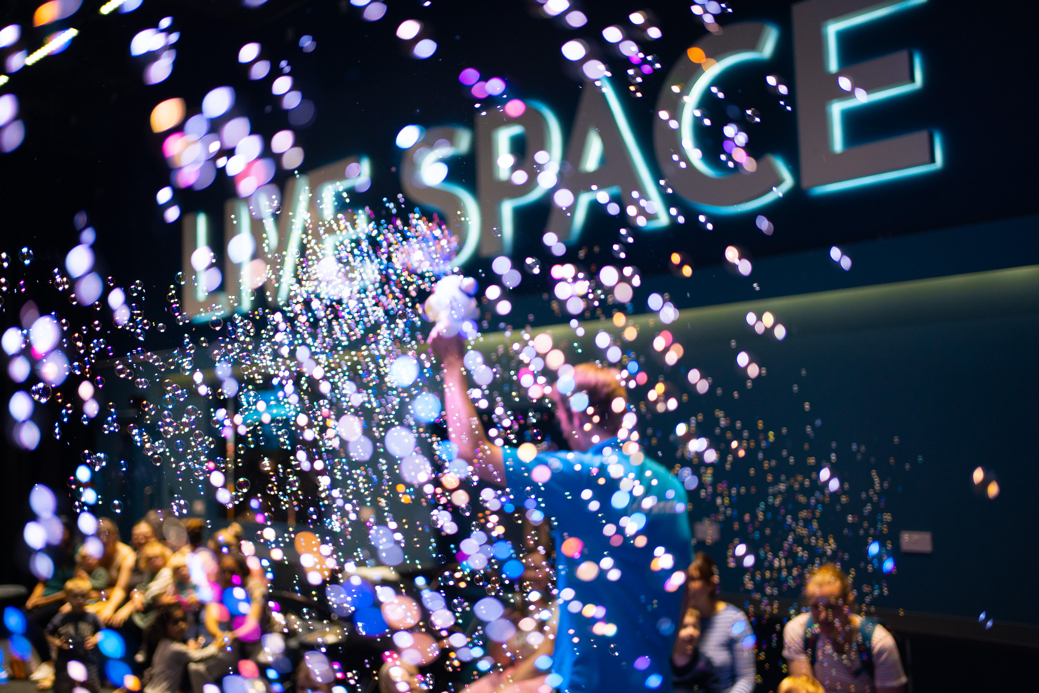 Sensory Play in LIVE Space at Small Space Day