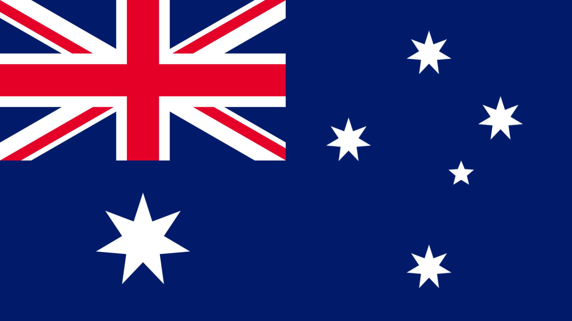 The flag of Australia