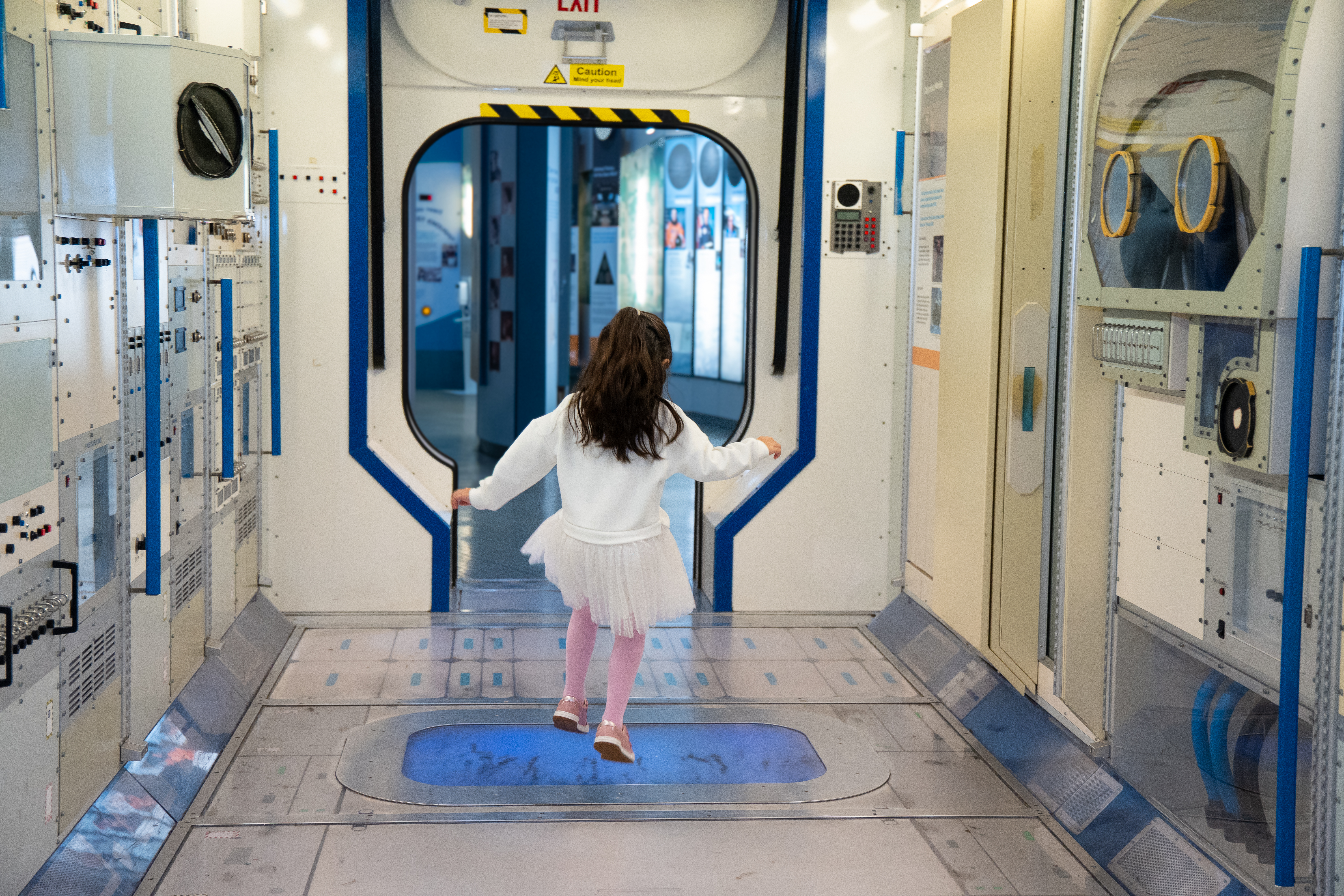 Young Girl in the Columbus Module