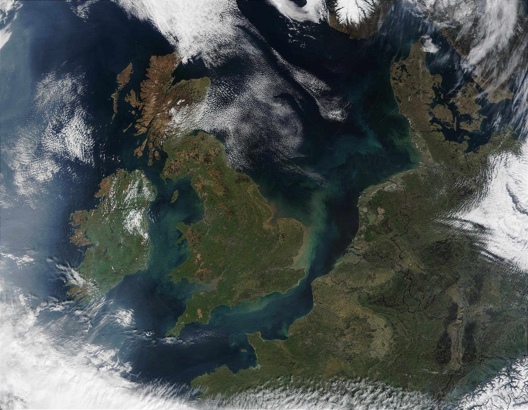 The United Kingdom from Space