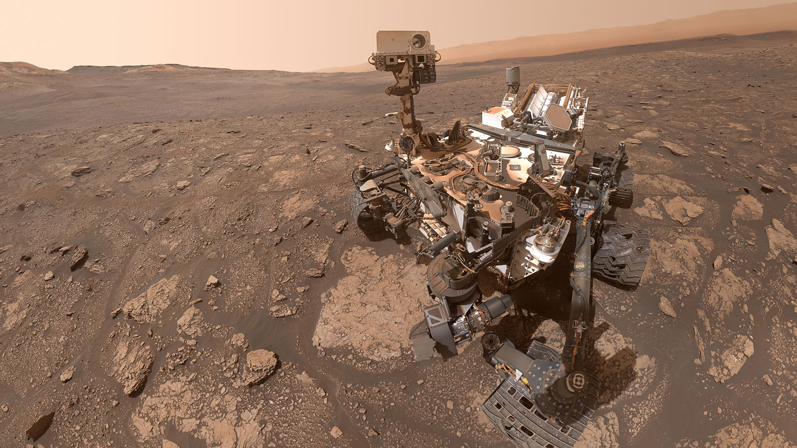 Curiosity Looking Dusty on the Surface of Mars