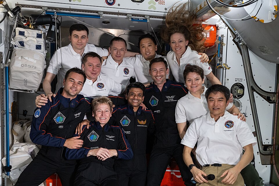 Axiom Mission 4 astronauts joining crew on the ISS.