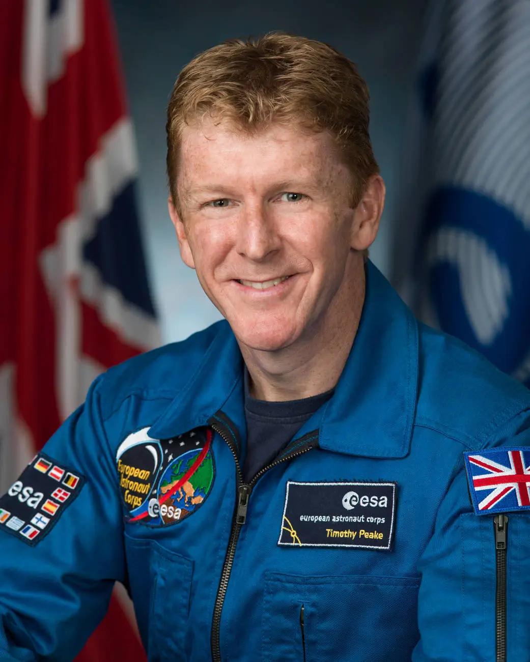 Tim Peake Astronaut Portrait