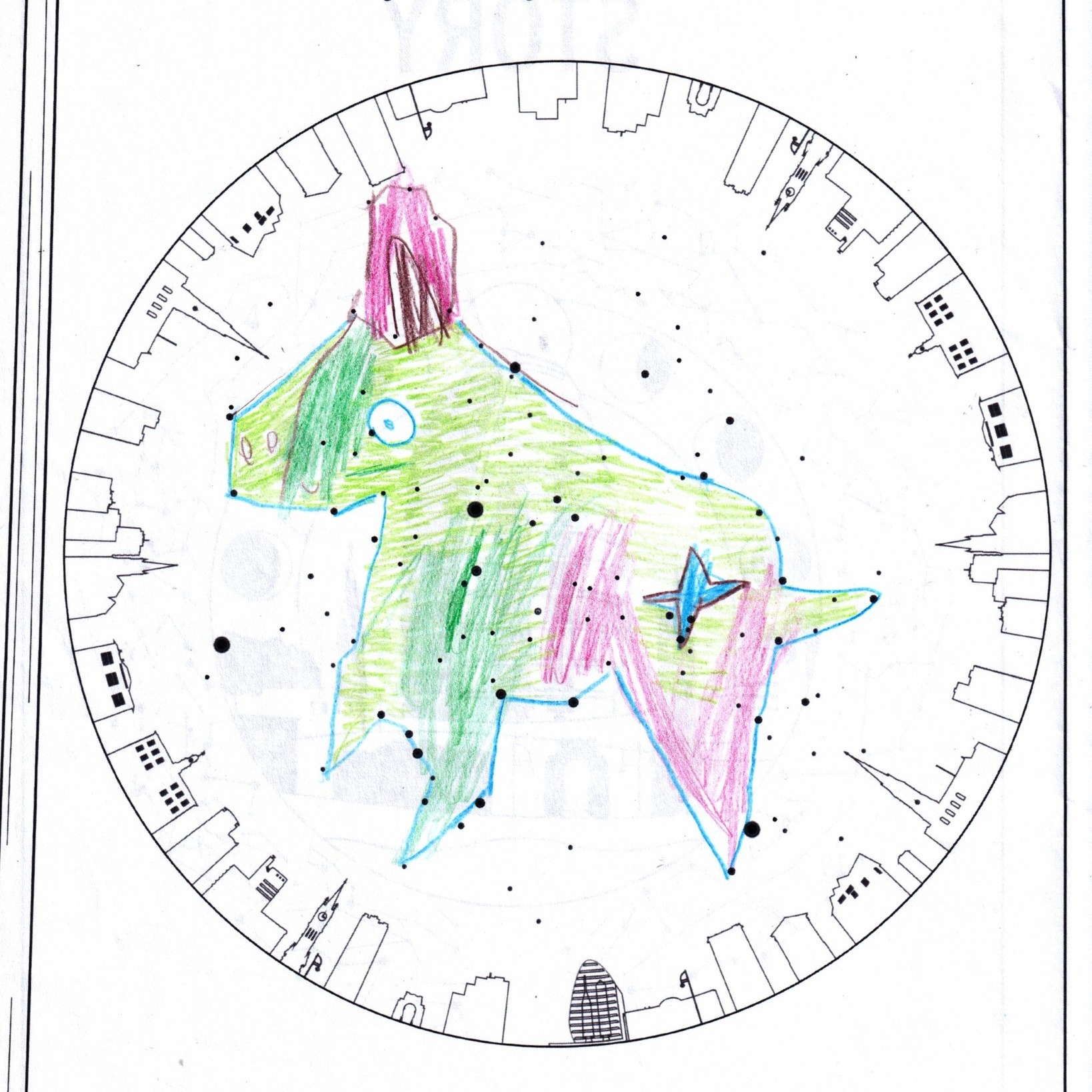 Starlight Constellation Art by Sophie