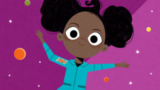 Space Cadets ONLINE female astronaut mascot