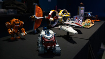 LEGO spacecraft exhibition at the Brickish Weekend